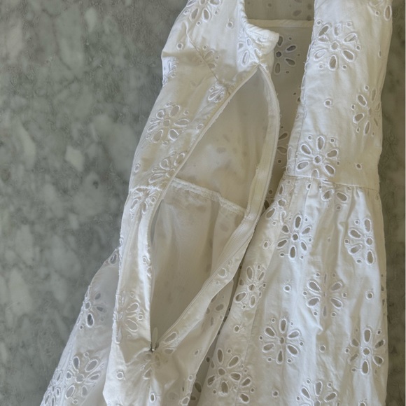 Aritzia Allegra Cotton Poplin Dress XS White - Picture 9 of 9